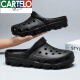 Katile Crocodile Hole Zapatos Sandalias de playa para hombres Sandalias de punta de tamaño grande 48 Tamaño grande 49 parejas Tamaño de jardín 50 Dyh9859 Azul oscuro 39