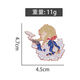 Violet peripheral two-dimensional character brooch Violet Evergarden Evegarden badge XZ3314