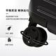 新秀丽（Samsonite）行李箱20英寸拉杆箱前开口商务条纹旅行箱密码登机箱黑色KF1