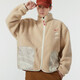 Nike (Nike) Jacke Herren 2025 Sommer New Sportswear Fleece Warm Stand Kragenjacke FZ6194-126 Light Khaki Neujahr L.