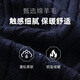 Langdeng Men's Cardigan 2024 Осень и зима Новая повседневная универсальная круглая шея теплый вязаный свитер Mened Grey XL (180/96A)