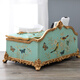 
American tissue box living room home multi-function paper box European retro paper box simple remote control storage box 1047 blue oriole blossom vertical draw