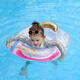 Swimbobo Kinderschwimmring 6 Monate bis 3 Jahre altes Kinderschwimmring Säugling Anti-Rolling-Sitting Ring Baby Schwimmring K8016