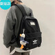 2023 new Clover Backpack for men and women sports and casual students computer schoolbag 20-35 liters rice white