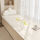 CLCEY2025 Baie de fenêtre de fenêtre de baie vitrée Repliement Repliement pour chambre à coucher lavable Baieur de fenêtre Baie de fenêtre Repliement Été 2025 Vent de luxe léger et soleil chaud-15930 120 [Poste confortable et confortable] 120cm * 200cm