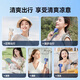 Xiaojin 2025 new model丨Icy cold wind handheld small fan electric fan desktop high wind mini portable outdoor long battery silent rechargeable fan student dormitory Glacier White丨Super silent丨Icy wind power丨6000mAh Super long battery life Get it when you place the order丨2-year warranty only for replacement and not repair