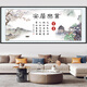 Xichao Landscape Painting Self-adhesive Wall Stickers Living Room Sofa Background Wall Mural Ink Painting Study Bedroom Self-adhesive Stickers Flowing Water Makes Money Type A Type A Length 140cm x Width 60cm
