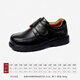 Snafi boys' leather shoes spring and autumn top layer cowhide male students campus black leather shoes mid-to-large children's comfortable performance shoes black 40