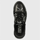 Versace (Versace) VJ Fashion Men's Luxury Sole épaisse épaisse haute et basse chaussures décontractées 77YA3SC9 ZS881 Black L01 42