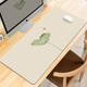Xiangdu-Maus-Pad großer wasserdichtes und ölfestes chinesisches Feng Shui Tinte Lotus Lotus Blatt Neues chinesisches Laptop-Schreibtisch-Pad DC-1656 [Verdickte Schlosskanten sind schmutzig und wasserfest 1200x600mm 3mm