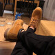 添柏岚（Timberland）经典踢不烂大黄靴休闲增高男女鞋中帮户外真牛皮防水工装马丁靴潮 黄色中帮(偏大一码) 40