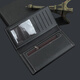 Chuanbu Lumu Wallet New Long Men's Wallet Large Capacity Multi-function Card Bag Youth Korean Fashion Trend H722 Long Dark Coffee Color