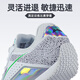Li Ning (LI-NING) fencing shoes for men and women indoor training competition fencing sports equipment children and adults same style non-slip breathable new LDAT101-1 electro-optical silver 34