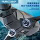 Submarine remote control shark with camera to sway the megalodon model electric children's toys for men Black mechanical APP remote control + camera comes standard with a set of batteries