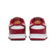 Nike (Nike) Chaussures masculines Dunk Low Black et blanc Panda blanc violet confortable Low Top Sports Casual Chores Retro Retro Trendy Skateboard Chaussures DD1391-602-White / Red 43