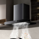 Vanward European range hood Home kitchen 22 cubic large suction Automatic cleaning Waving induction top suction range hood X739A flagship Smoking machine Thermal cleaning 22 cubic large suction Innovative flying wing cloud board