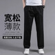 JEEP SPIRIT裤子夏季男薄款男士休闲裤宽松直筒夏装中年爸爸夏天运动长裤 8226ZL浅灰色 XL