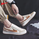 Reli Canvas Schuhe Herrenschuhe Frauenschuhe Frühling und Herbst Klassische Schuhe Herren bequemer lässige Schuhe atmungsaktives vielseitiges Paar des Paares Rice Brown 41