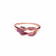 DL 199818k purple gold ring wife jewelry Russian color gold rose gold ring simple and elegant 585 women's opening adjustable