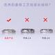 Fat Donglai's same style 18K gold rhombus ring pattern plated with diamonds Wang Yibo's same style V gold European and American light luxury style for men and women Medium width diamond-free rose gold No. 10