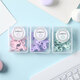Huaishuang sealing clip kitchen snack small clip food sealing clip household food preservation bag milk powder tea sealer round head clip pink 8 pieces box