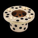 MPSZ6/8/10/12 copper alloy graphite copper sleeve wear-resistant oil-free bushing thrust flange self-lubricating bearing MPSZ 10-12 (30*3 /10*14*1