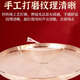 Meimeris Gong Drei Sätze und halbe Performance-Requisiten Bronzegröße Gong Drum Becken Vollständiger Musikinstrumente Klingeln Drum Drum Gong Hammer Set 22 cm Mittelton Gong + Gong Hammer [Kupfer Gong]