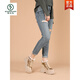 Specht Innere erhöhte Schneestiefel für Frauen 2023 neue verdickte Baumwollschuhe Winter plus Samt -Turnschuhe kleine dicke Sohle 10 cm Lk 7333 Gold Single Layer 36