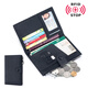 Van Le Denmark Anti-theft Brush Study Abroad Travel Passport Bag Multi-function Storage Certificate Bag Passport Clip Women's Card Bag Blue