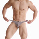 
Men's underwear for men's cotton sexy low waist striped single thong T-pants for men's classmate hot small triangle fitness 0 red 1 strip XL