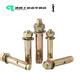 Color-plated zinc expansion bolts, Explosion bolts, Iron and Color-plated zinc, National standard Explosion screws, M6*60300 pieces