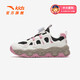 ANTA Children's Shoes Children's Sports Shoes for Girls 2025 Autumn New Trendy and Comfortable Brownie Student Casual Running Shoes Brownie Black/Ivory White/Lotus Root-3 Size 36