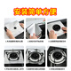 Miloqi high temperature resistant gas stove protective pad thickened household kitchen gas stove oil stain sticker stove top anti-oil stain cleaning pad silver high temperature resistant/anti-oil stain thin 8 pieces