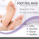 Dr.Pedi foot exfoliating mask, natural exfoliation, suitable for dry dead skin, cracked feet, and calluses