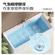 Jomoo Badewanne, Haushalt Erwachsener kleiner Apartment Badebad Pool, Badezimmerbad unabhängiger Acrylquadelkunstbadewanne 1,6 m mit Duschblasenmassagetank YR13116
