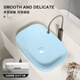 Mairuibo German Céramique lavabo à lavabo à la maison Bathasine de salle de bain Single Basin à l'épreuve à eau à l'épreuve du bassin-eau en haut du bassin supérieur
