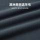 金利来【可机洗羊毛】秋冬羊毛混纺纯色翻领套头毛衣男 58深灰 M 