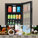 VINGARDE wine cabinet constant temperature wine cabinet dual-temperature refrigerator beverage ice bar compressor refrigeration air-cooled frost-free household tea beverage liquor wine fruit preservation refrigerated display cabinet CH-208 dual temperature multi-functional ice bar wine cabinet 208L