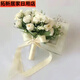 
Hand-held flowers bride Korean wedding wedding marriage marriage certificate simulation bouquet forest wedding photography props hand-held flowers champagne snow plum