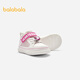 Balabala Wonderful and Cute IP Baby Stable Shoes Spring and Autumn Girls High Top Shoes Dream Pink 60301 Size 21
