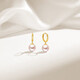 Chao Acer 18k gold pearl earrings colored gold earrings Xiaojuexing EEK33702967 one pair