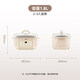 Tianji (TONZE) electric stew pot, electric stew cup, water-proof stew pot, soup pot, stew pot, porridge pot, bird's nest stew pot, health care for 1-3 people, white porcelain gallbladder DGGD23A183BZBW 1.8L
