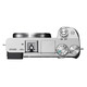 Sony (SONY) [National Subsidy] ILCE-6400K/a6400 Half-frame Micro-Single Digital Camera Real-time Eye Focus 4K Video Vlog Camera Silver A6400L (16-50) Set Official Standard [Available in Sichuan]