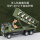 Kavi Kavi Kavi Drone Transporteur de camion militaire Toy Enfants Boy Boy Simulation Modèle de voiture peut lancer [Drone Can Location] Military Truck Camouflage Green