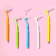 
Xiaolu Mama Oral L-shaped Interdental Brush Sss*40 Pack Fine Teeth Cleaning Brush Extremely Fine Direct-Survey Deep Cleaning Tart Scale