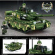 Compatible with Lego building blocks military tanks, huge boys birthday gift assembly toys for children aged 6-12, Type 85 tank [Send two boys + disassembly device]