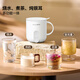 Fudelai Health Kettle, Constant Temperature Kettle for Baby Milk, Hot Milk Cup, Mini Fully Automatic for One Person, Multifunctional Stewing, Boiling, and Tea-making Machine, Heating and Warming Cup