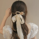 Yinyu Super Fairy Mesh Streamer Flower Hairpin Ancient Style Hairpin Temperament Bow Headdress High-end Headband Hair Accessory Beige