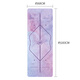 Di Zitu Yoga mat cloth towel professional non-slip rubber mat for women travel foldable portable thin carpet Ziyu body line [send handbag]