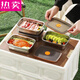 MPPMCK Germany imported high quality extra-thick grade stainless steel with lid fresh-keeping box lunch box picnic box bento box refrigerator storage box 15003 with sealed cover 316 stainless steel